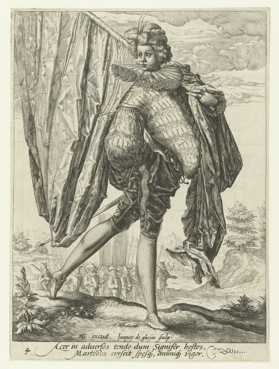 fenrik Offiserer og soldater (serietittel) av Jacob de Gheyn (II)
