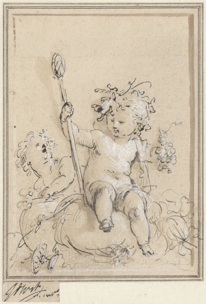 Allegori om vindyrking av Jacob de Wit