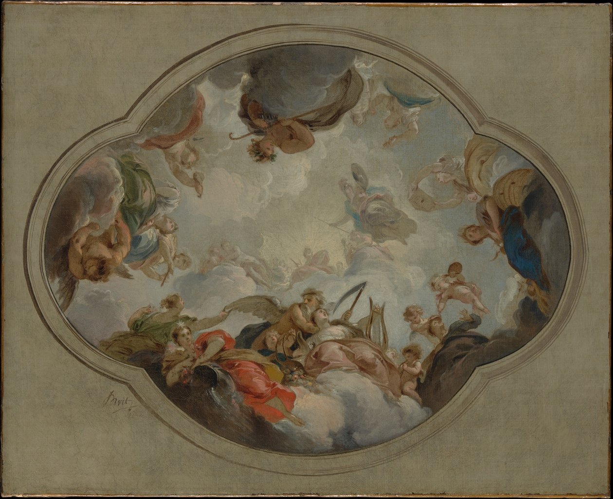 Allegori over kunstene av Jacob de Wit