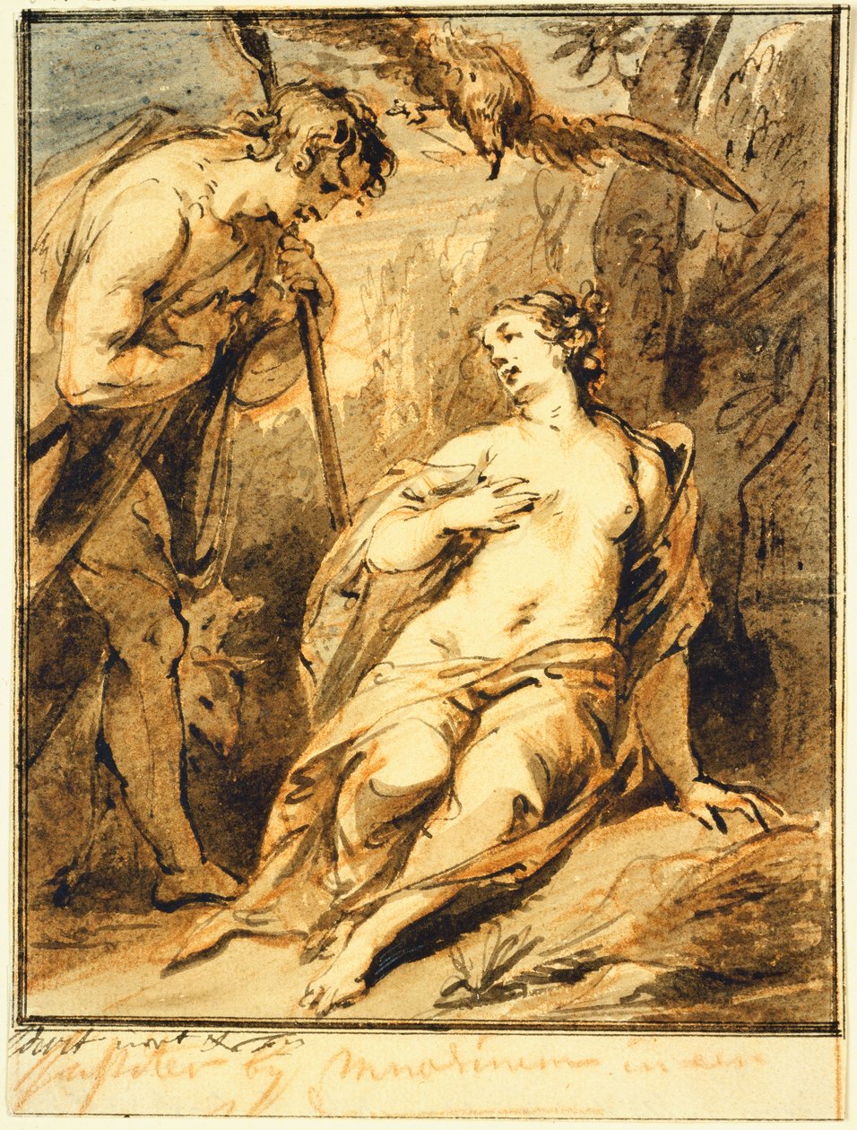 Jupiter und Mnemosyne av Jacob de Wit