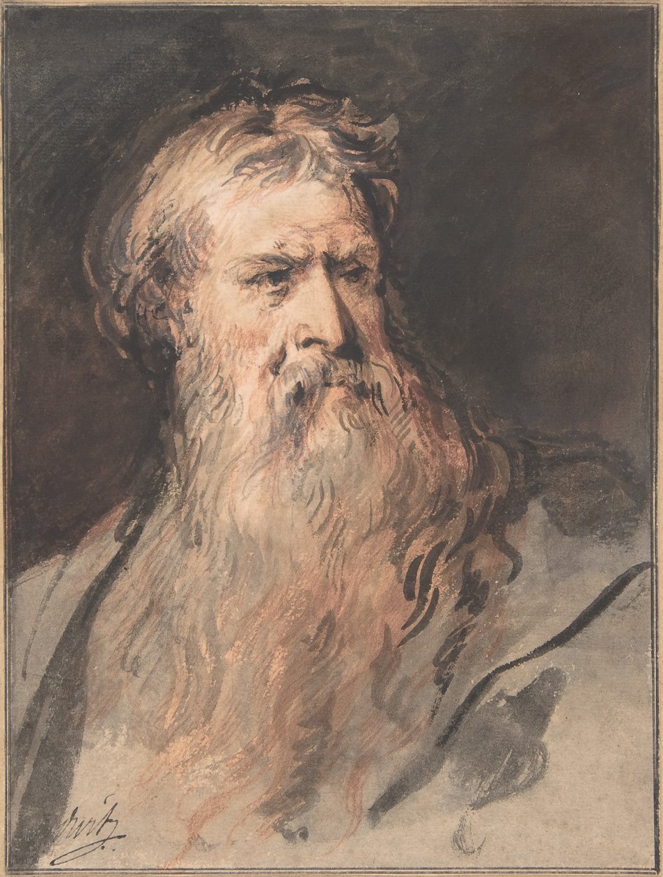 Studie til Moses-figuren av Jacob de Wit