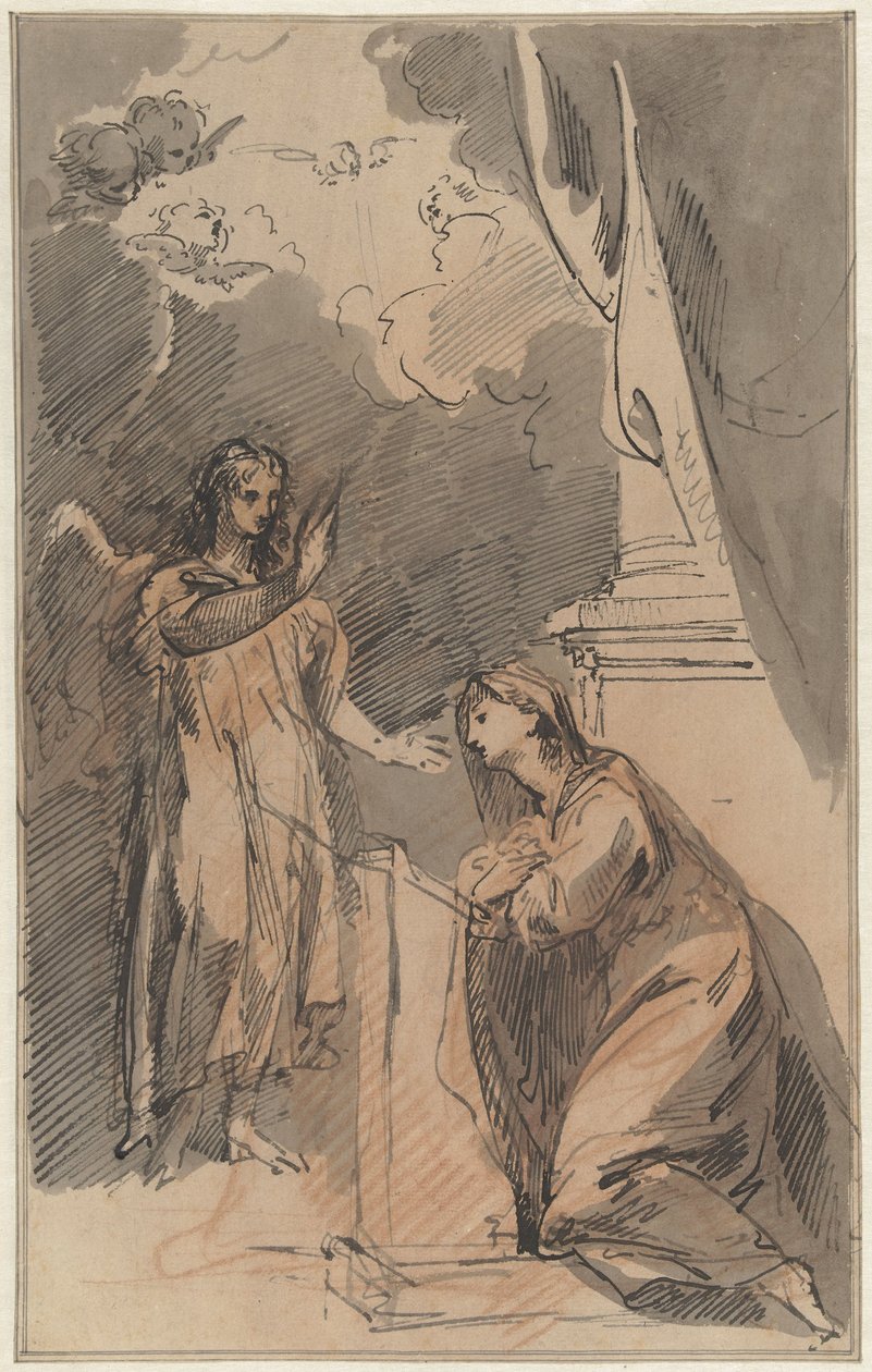 Kunngjøring til Maria av Jacob de Wit