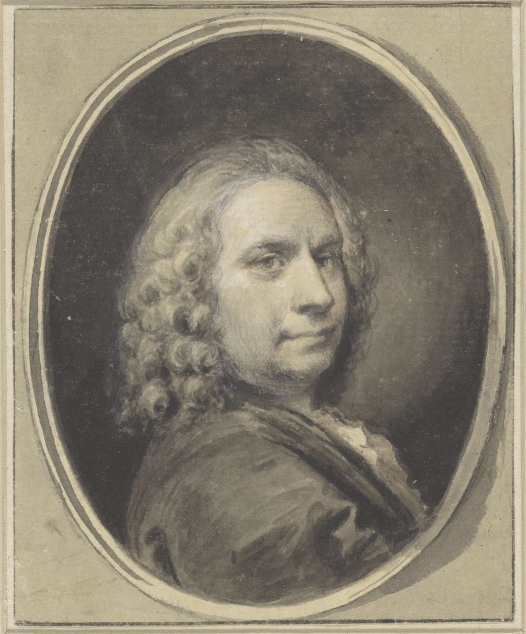 Selvportrett av Jacob de Wit av Jacob de Wit