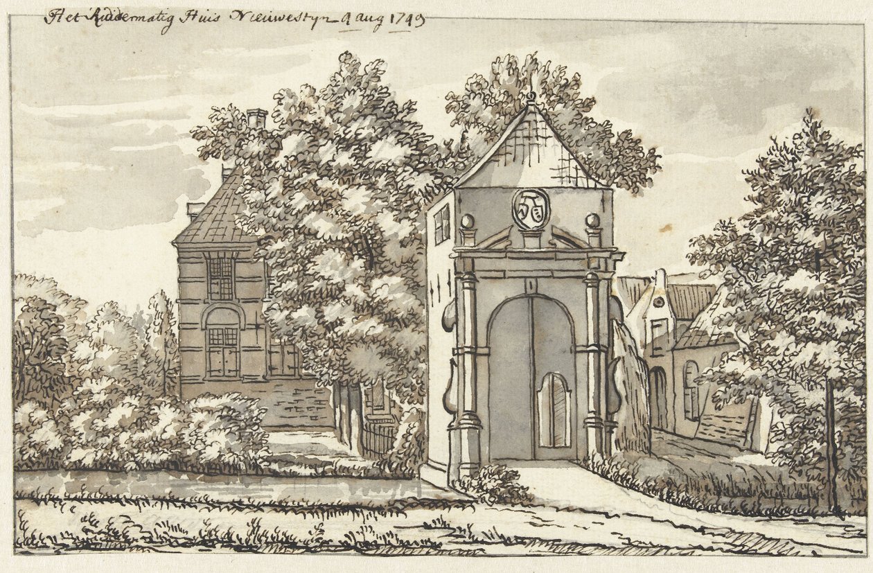 The Knightly House Nieuwestijn (tittel på objekt) av Jacob van Liender
