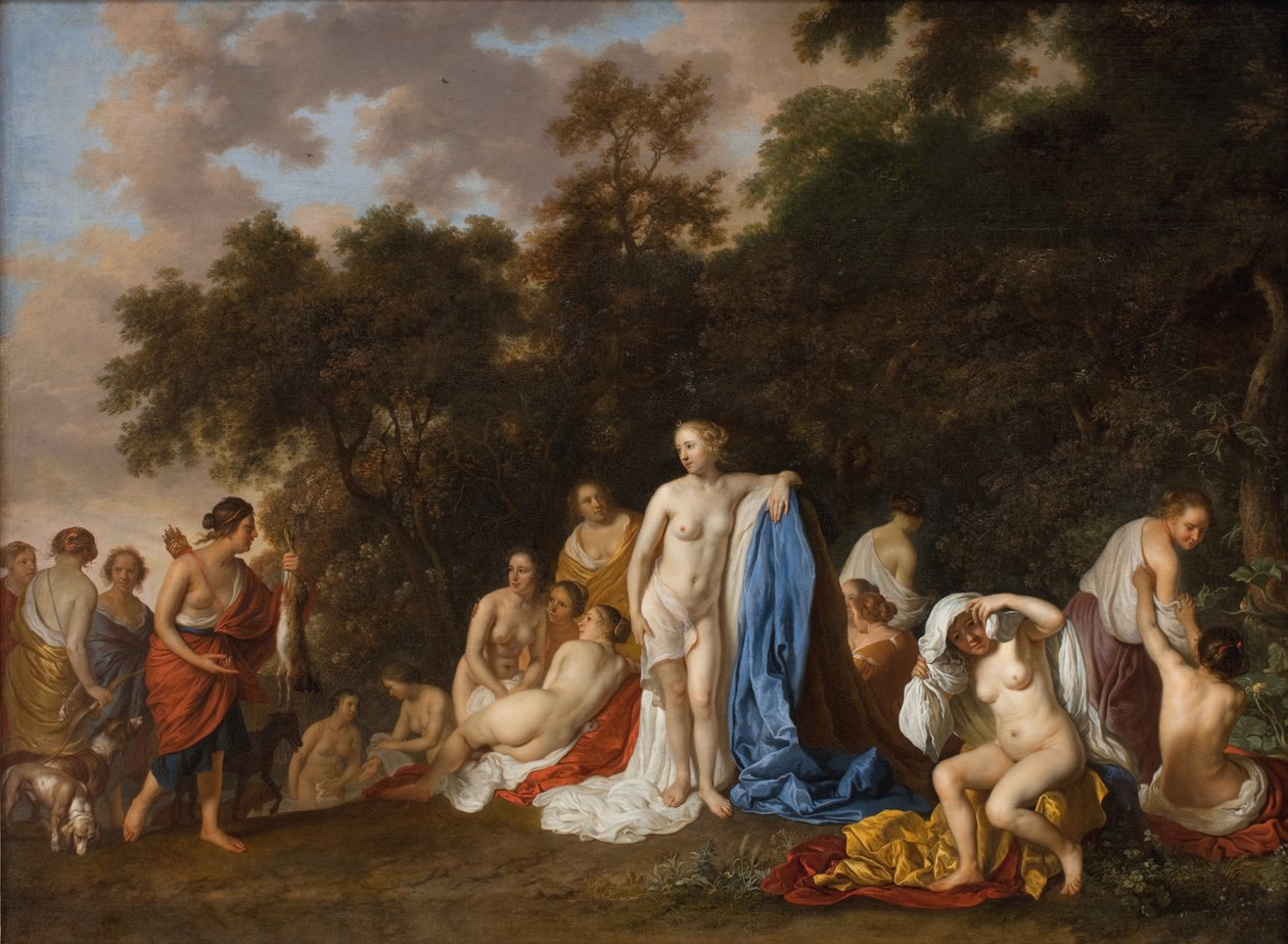 Diana og nymfene hennes av Jacob van Loo
