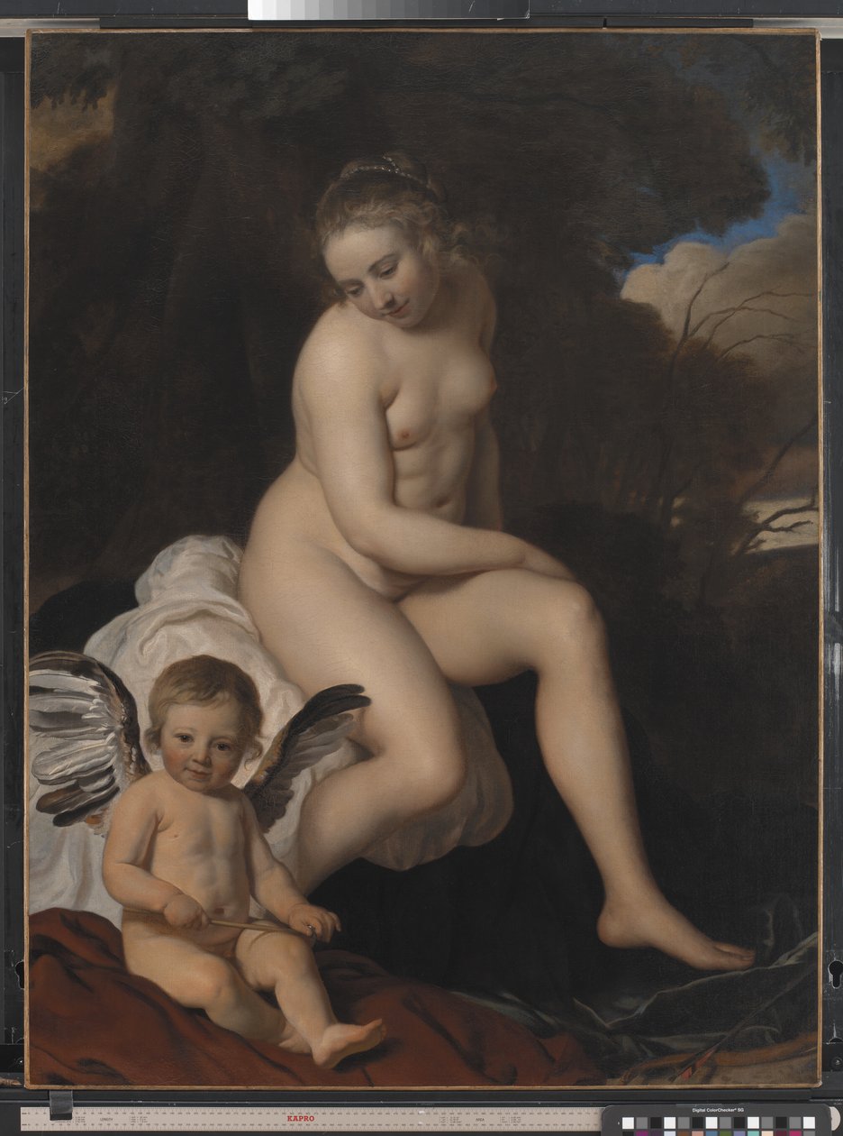 Venus og Amor av Jacob van Loo