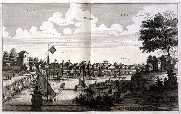 Kuching, fra en beretning om en nederlandsk ambassade til Kina av Jacob van Meurs