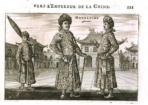 Mongolere, fra en beretning om en nederlandsk ambassade til Kina av Jacob van Meurs