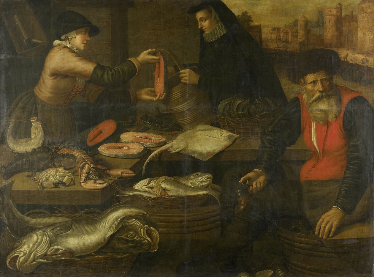 Fiskehandlere av Jacob van Nieulandt