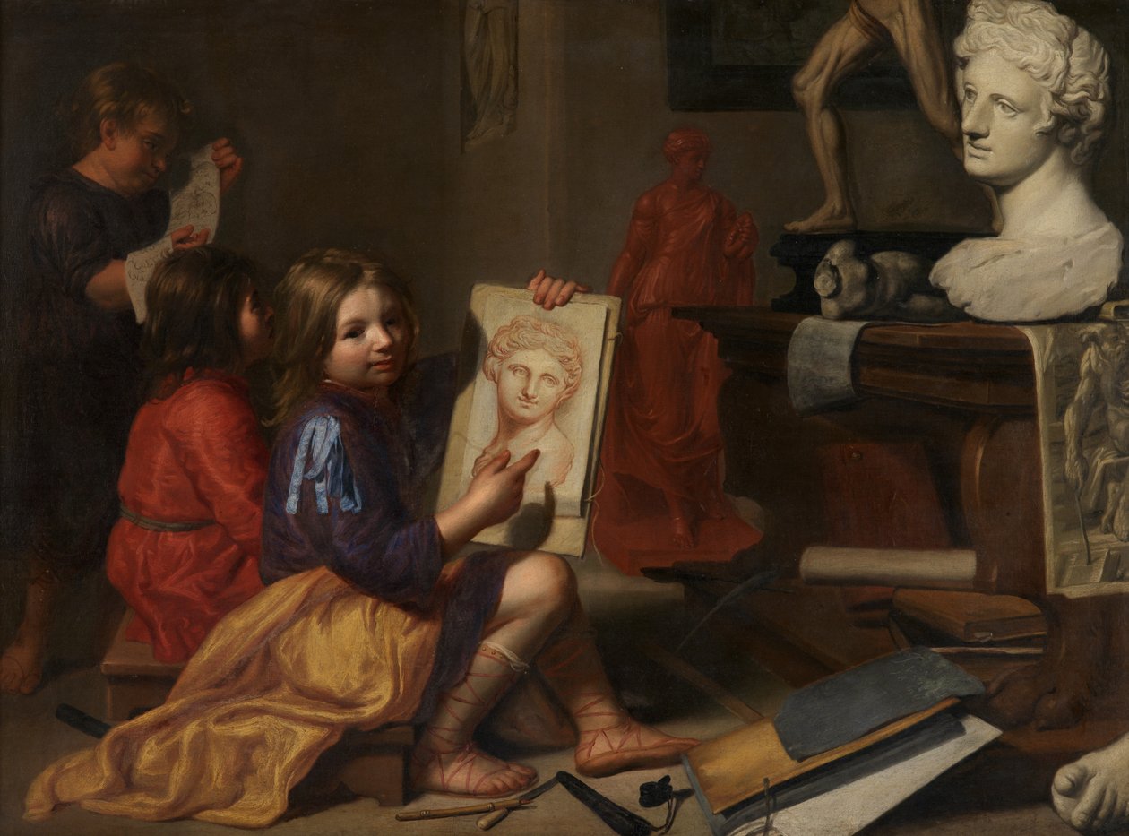 Kunstnerens studio av Jacob van Oost