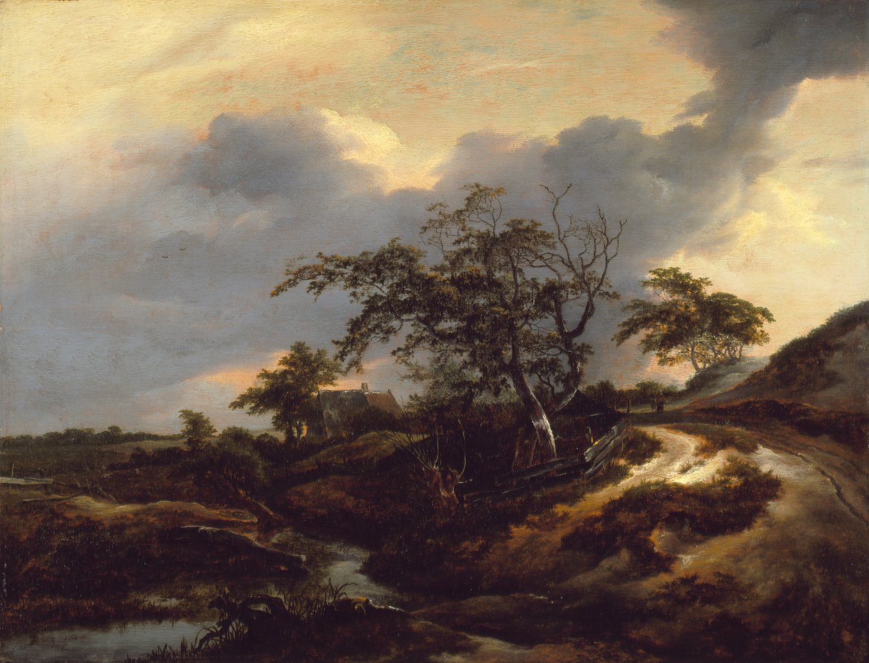 Landskap med sanddyner av Jacob van Ruisdael
