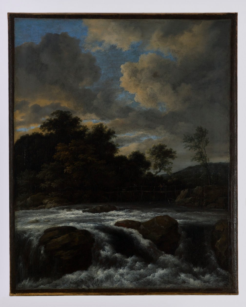 Landskap med foss av Jacob van Ruisdael