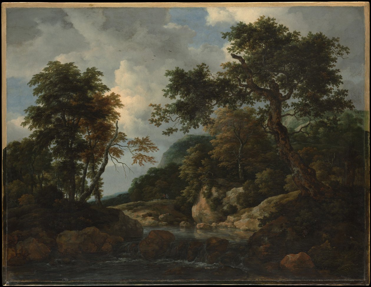 Skogsbekken av Jacob van Ruisdael