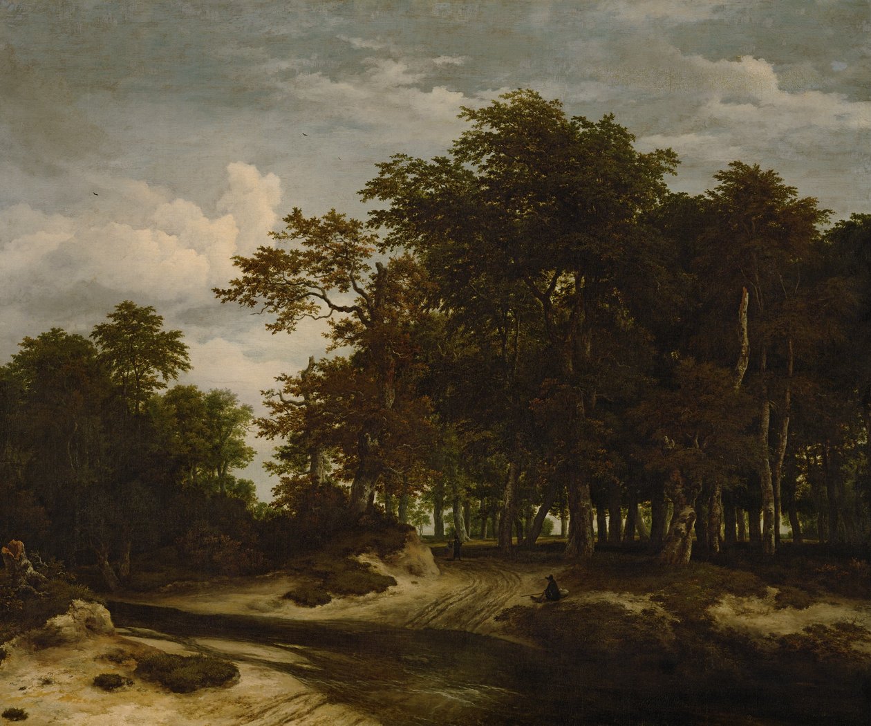 Den store skogen, ca. 1660 av Jacob van Ruisdael