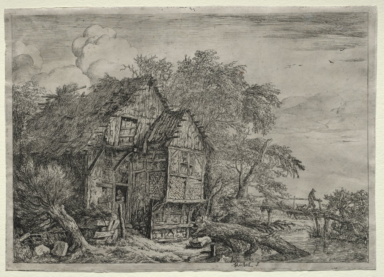 Den lille broen av Jacob van Ruisdael