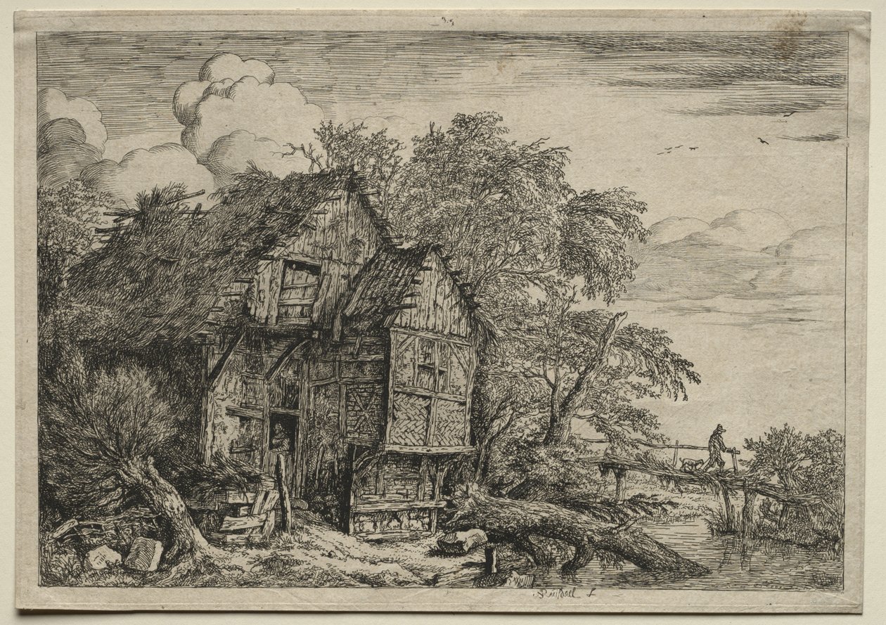 Den lille broen av Jacob van Ruisdael