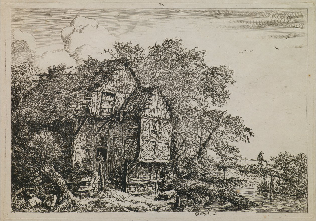 Den lille broen av Jacob van Ruisdael