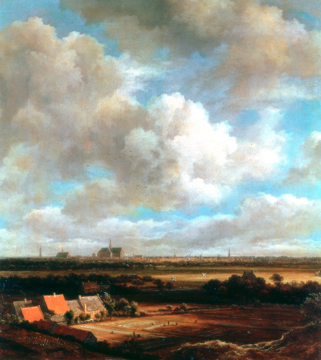 Utsikt over Haarlem, 1670 av Jacob van Ruisdael