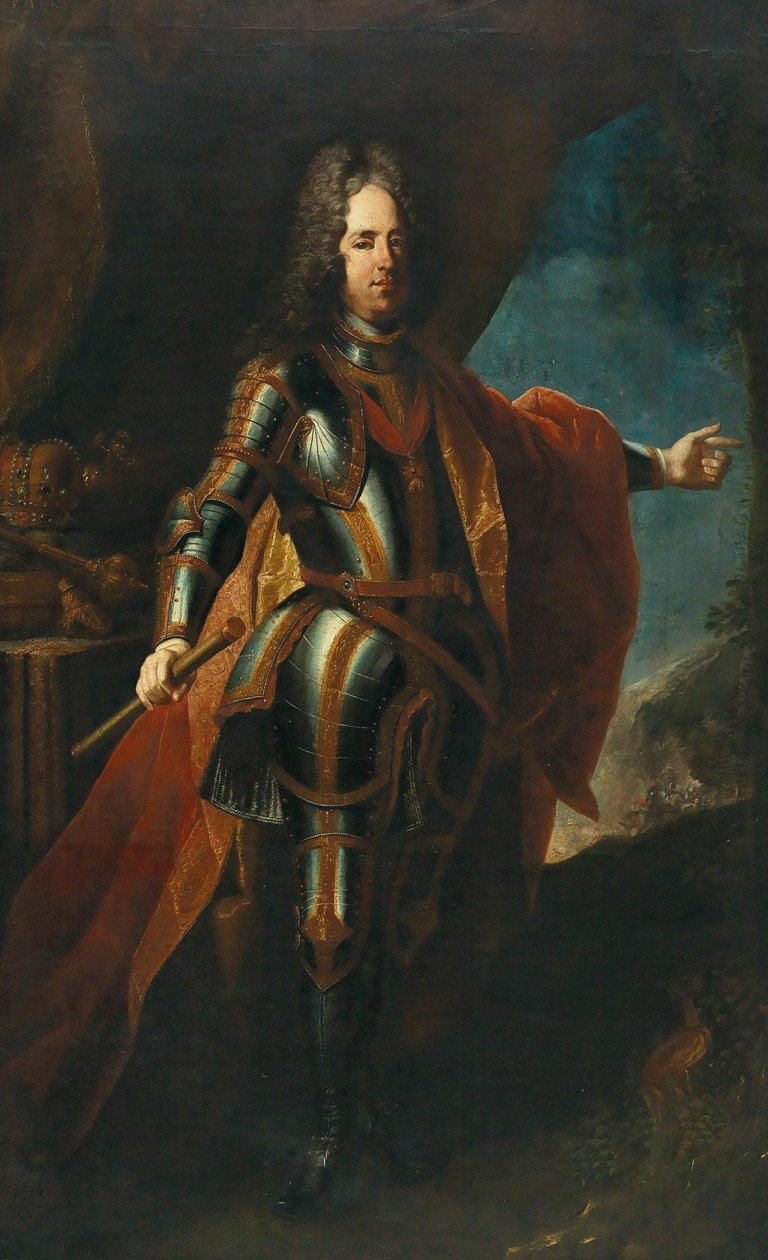 Portrett av Charles VI 1685-1740, den hellige romerske keiseren. av Jacob van Schuppen