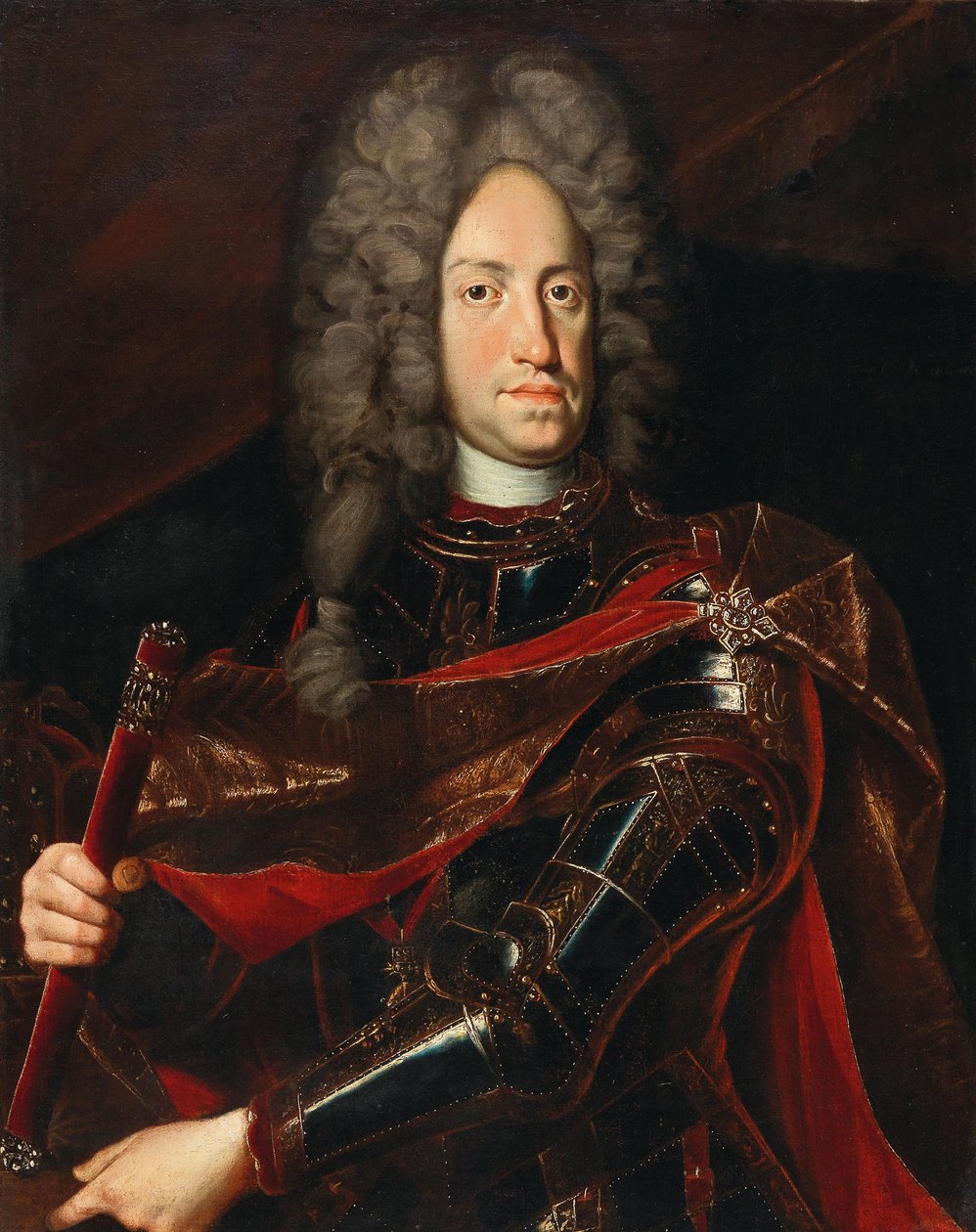Portrett av Charles VI 1685-1740, den hellige romerske keiseren. av Jacob van Schuppen