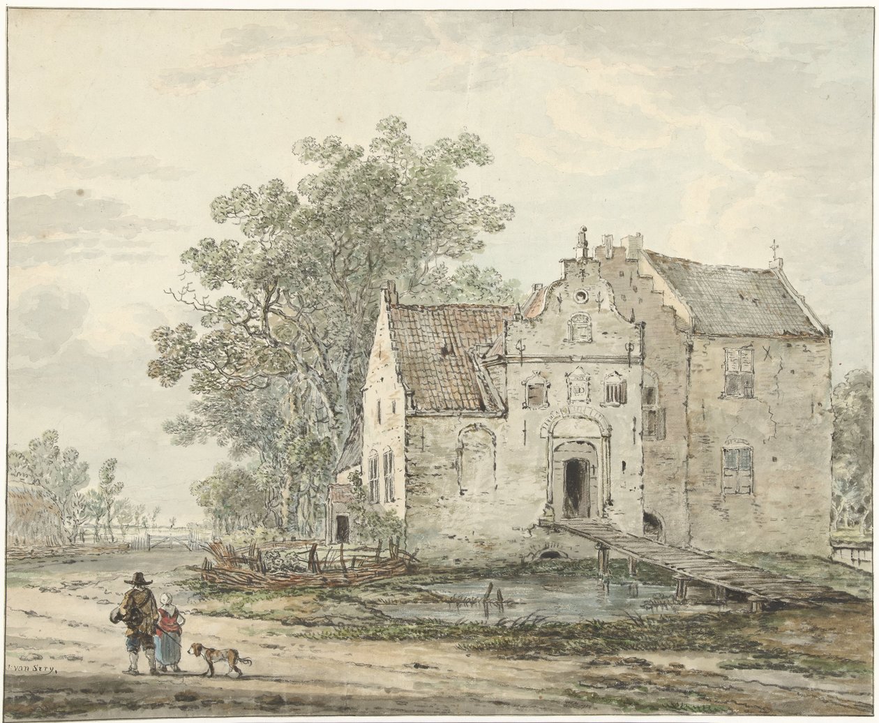 IJzendoorn slott i Betuwe av Jacob van Strij