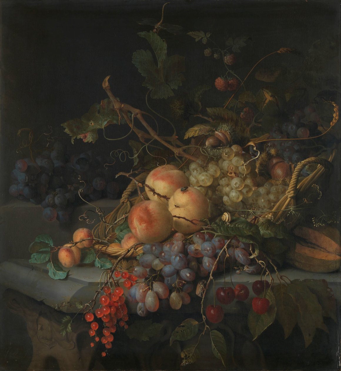 Stilleben med frukt av Jacob van Walscapelle