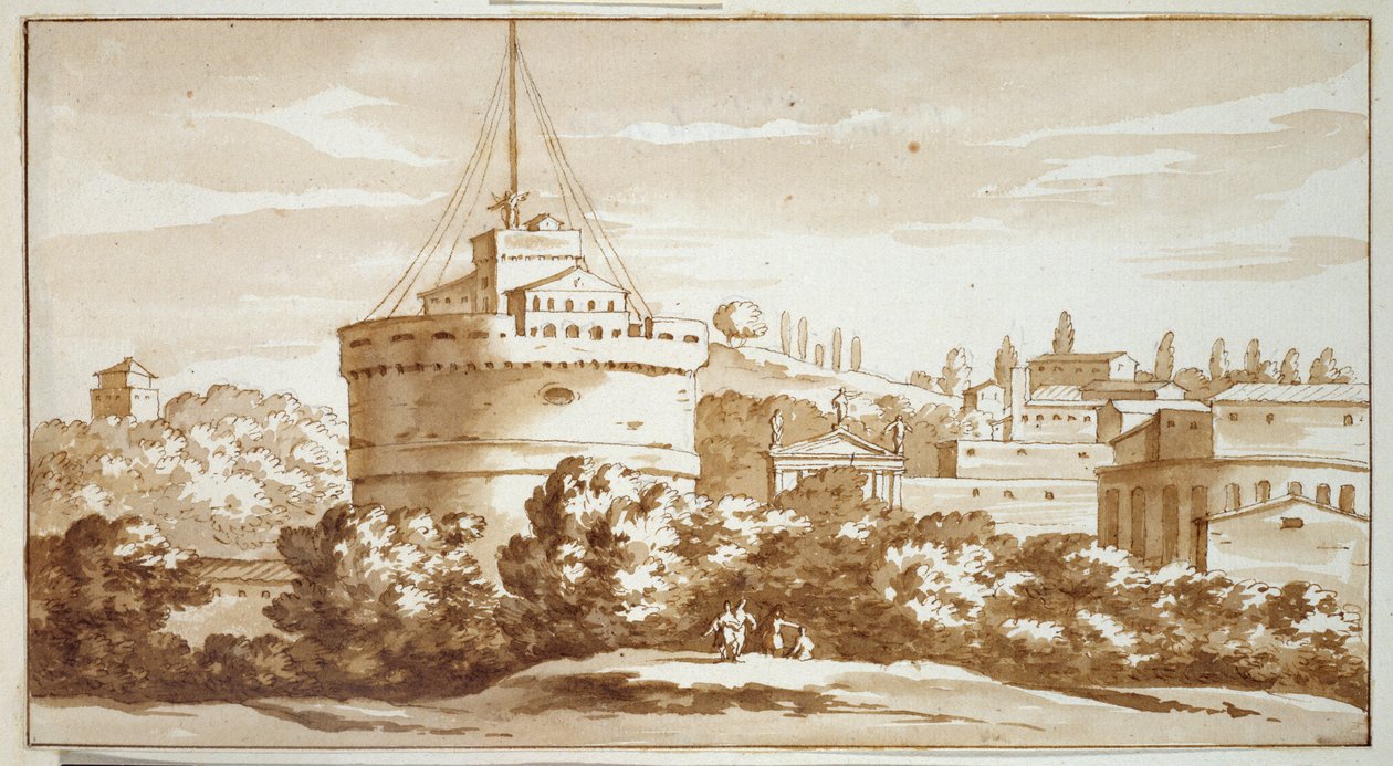 Castle St Angelo av Jacob van der Ulft