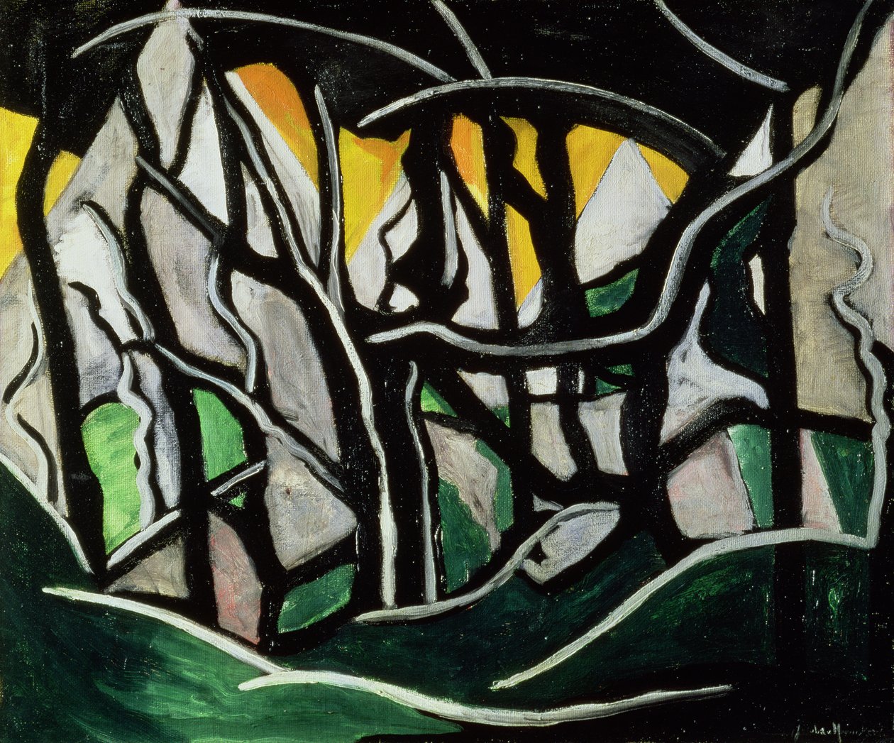 Landskap, 1915 av Jacoba Berendina van Heemskerck van Beest