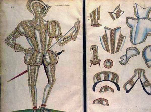 Rustningsdrakt for jarlen av Sussex, 1589 av Jacobe Halder
