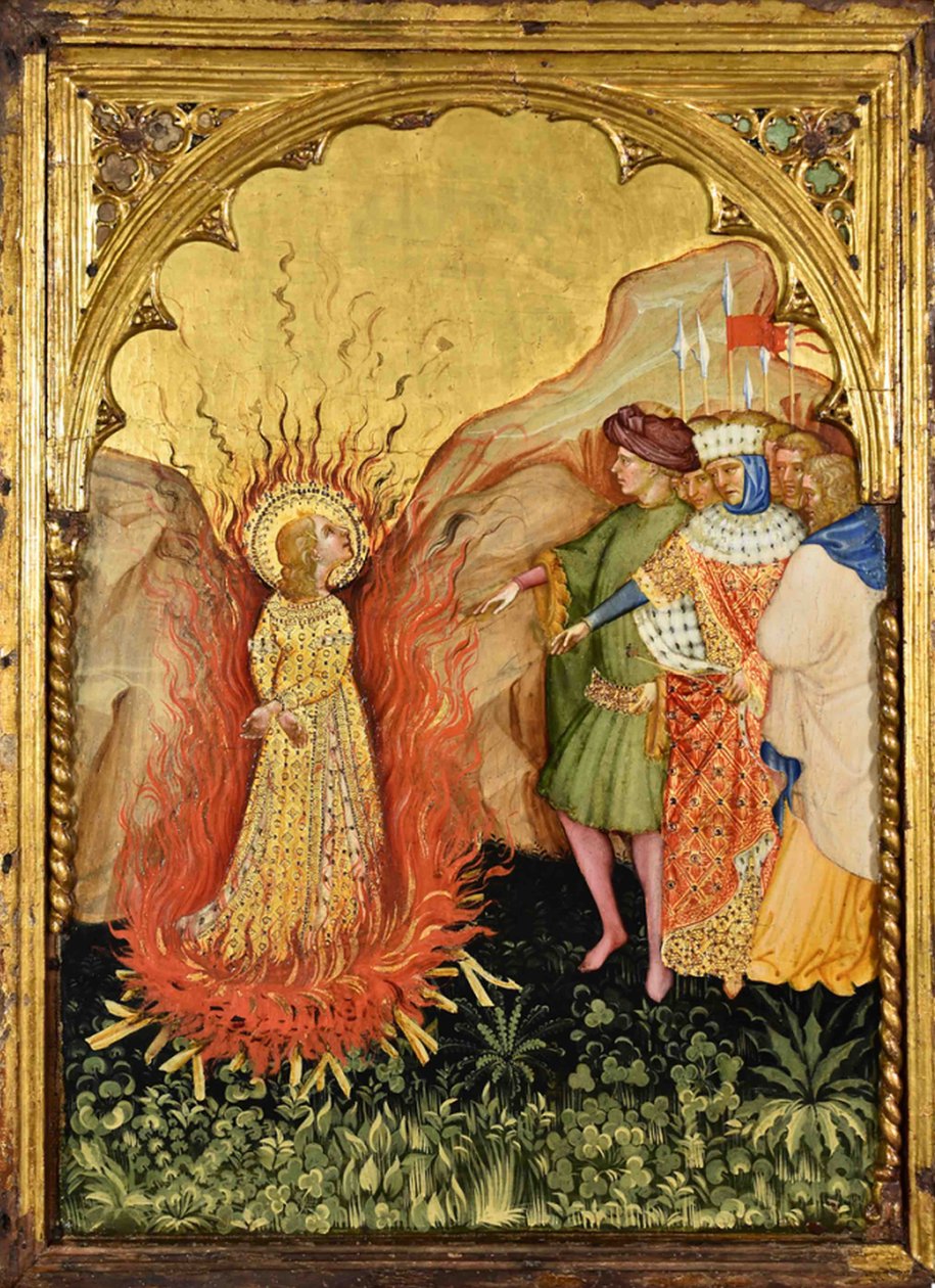 Martyrium av Saint Lucy, ca. 1410. av Jacobello del Fiore.
