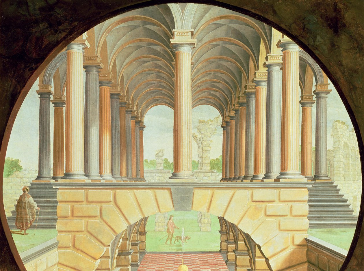 Arkitektonisk Capriccio av Jacobus Saeys