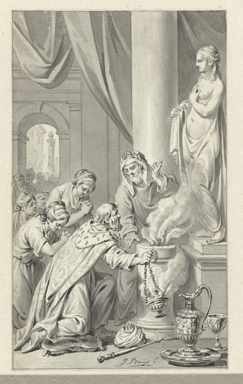 Salomos avgudsdyrkelse av Jacobus Buys