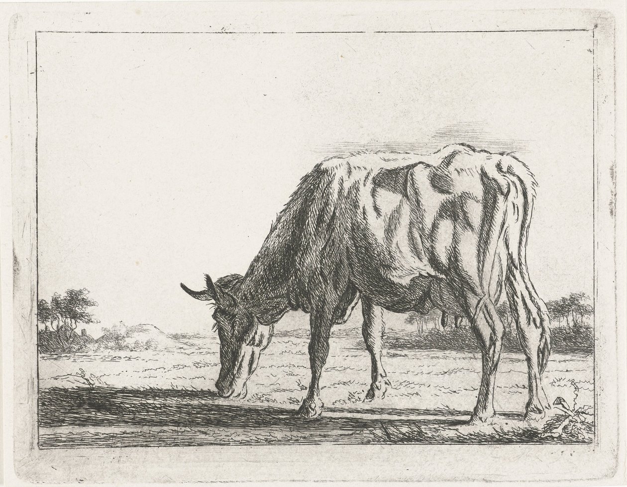 beitende ku av Jacobus Cornelis Gaal