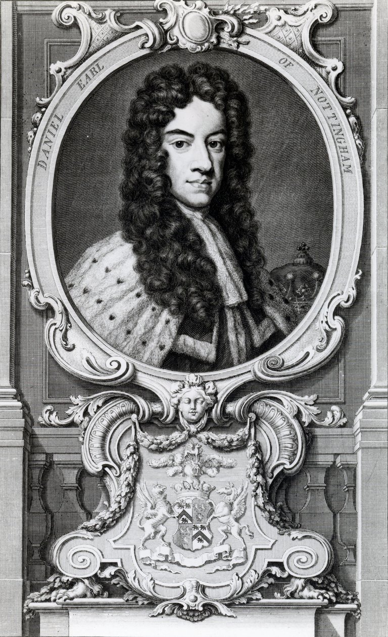 Daniel Finch, 2. jarl av Nottingham og 7. jarl av Winchilsea (1647-1730) av Jacobus Houbraken