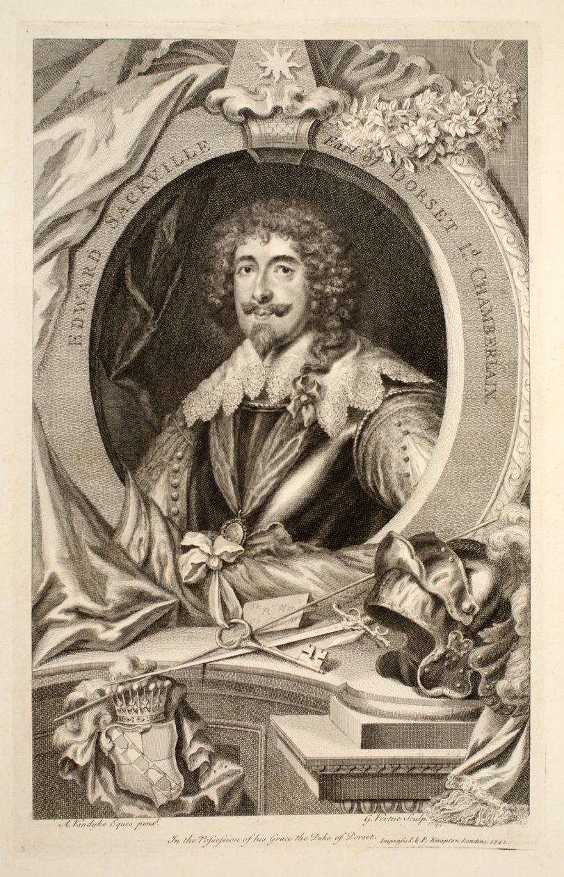 Portrett av Edward Sackville, illustrasjon fra 