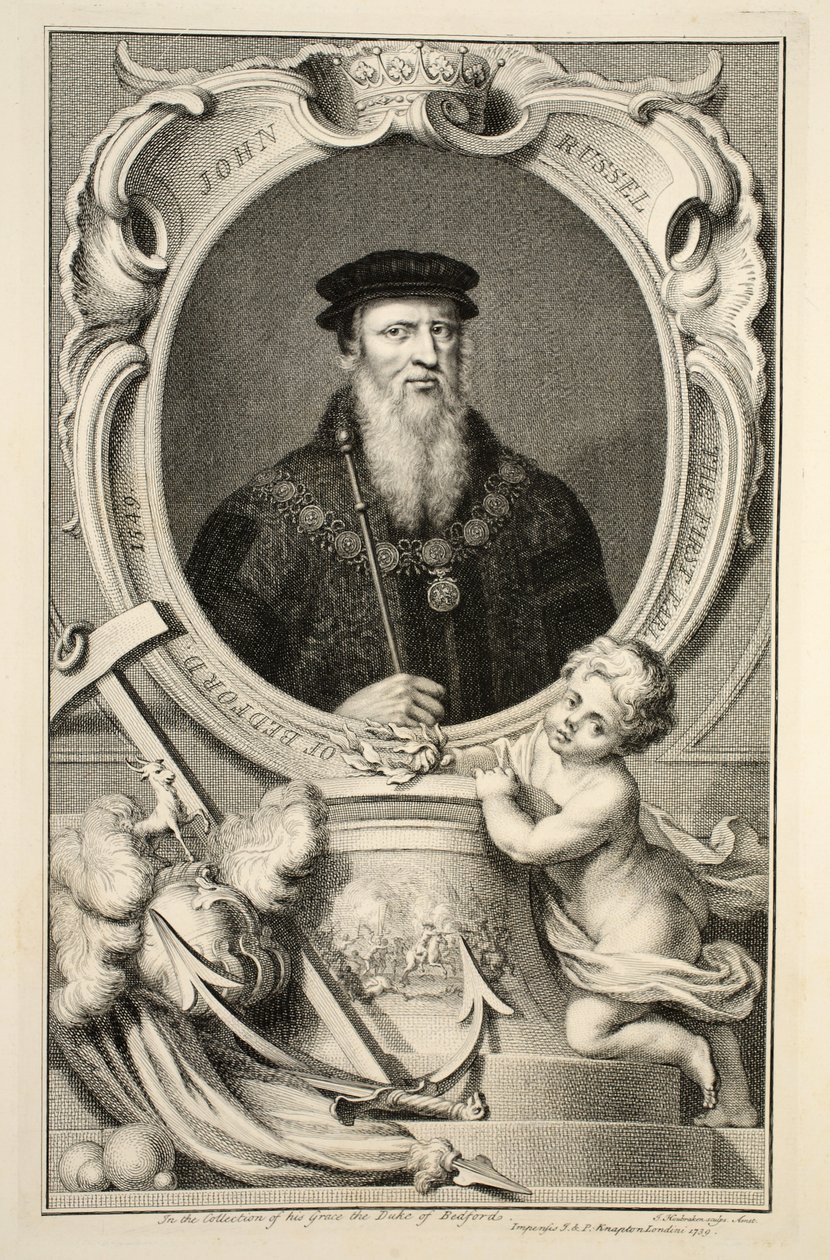 Portrett av John Russell, illustrasjon fra 