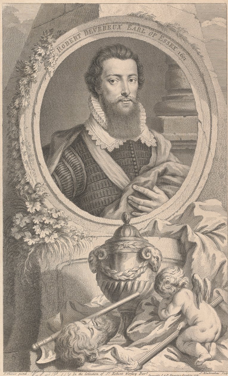 Robert Devareux, 2. jarl av Essex av Jacobus Houbraken