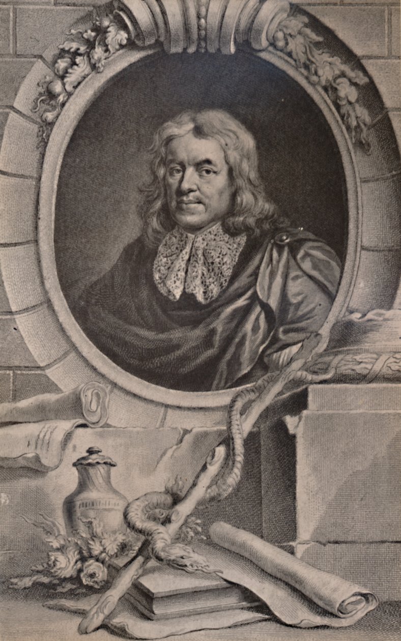 Thomas Sydenham, engelsk lege, c1747 1894 av Jacobus Houbraken