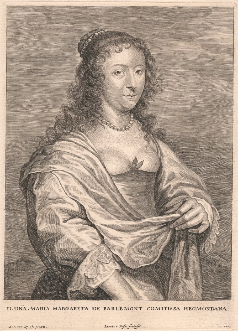 Maria Margaretha de Barlemont, grevinne av Hegmond av Jacobus Neeffs