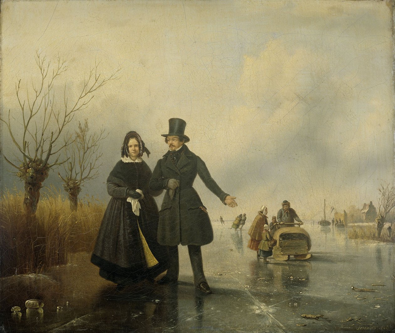 Portrett av herr og fru Thijssen av Jacobus Sorensen