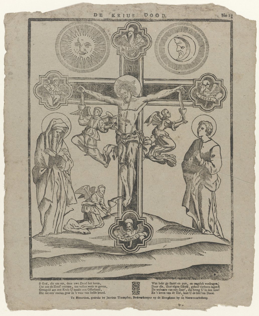 The Cross Death (tittel på objekt) av Jacobus Thompson