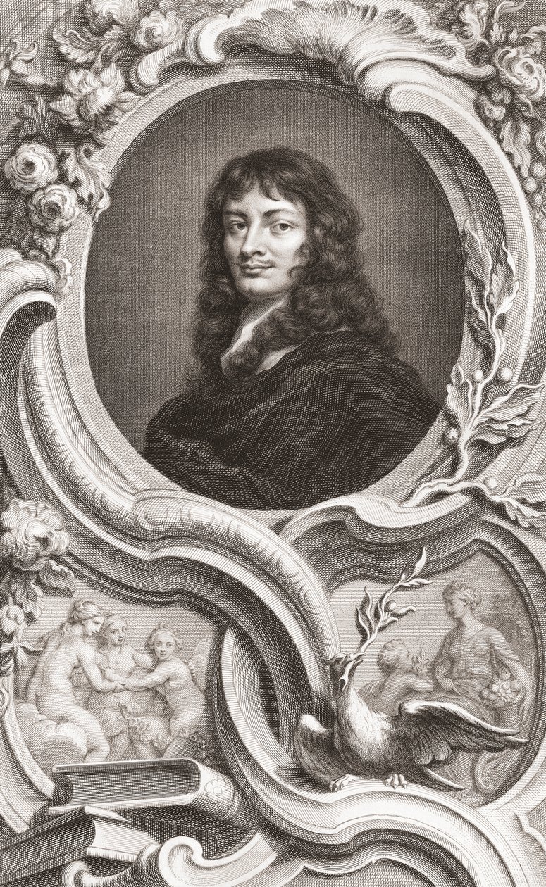 Sir William Temple av Jacobus and Vertue George Houbraken