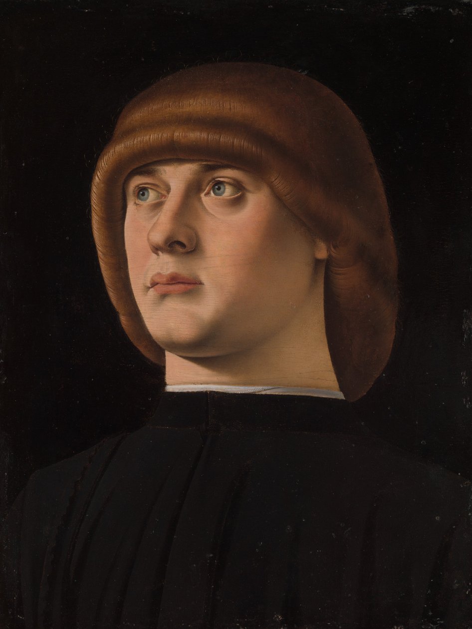 Portrett av en ung mann, 1480-tallet. av Jacometto Veneziano