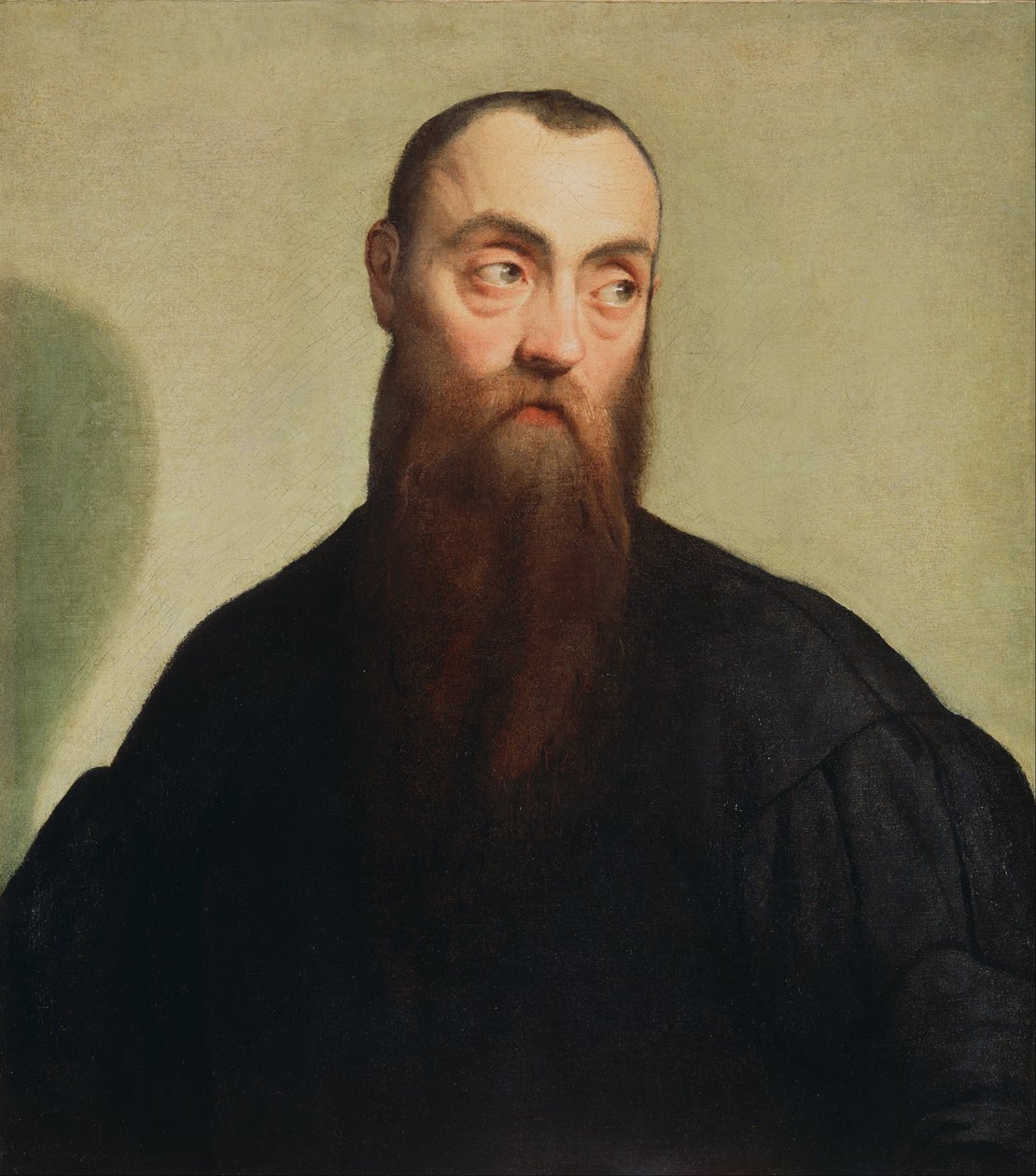 Portrett av en skjegg mann av Jacopo Bassano