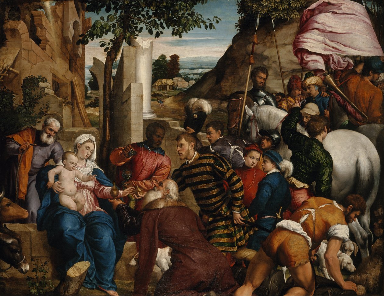 Tilbedelsen av kongene av Jacopo Bassano