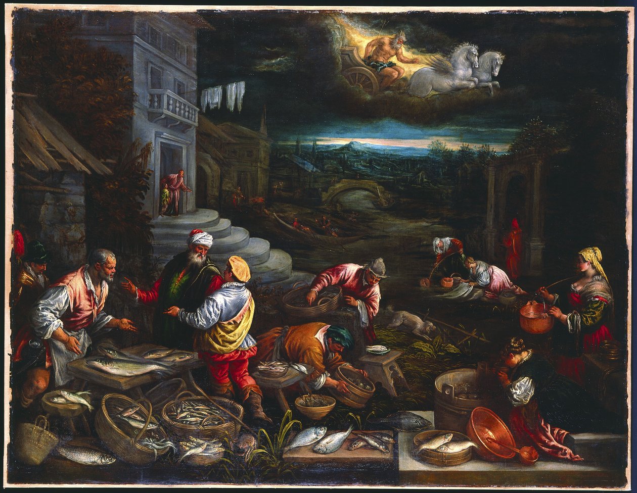 The Element of Water, ca. 1576-77 av Jacopo Bassano