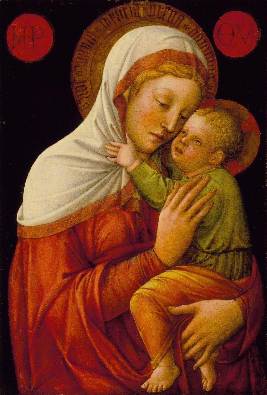 Madonna og barn, ca. 1465 av Jacopo Bellini