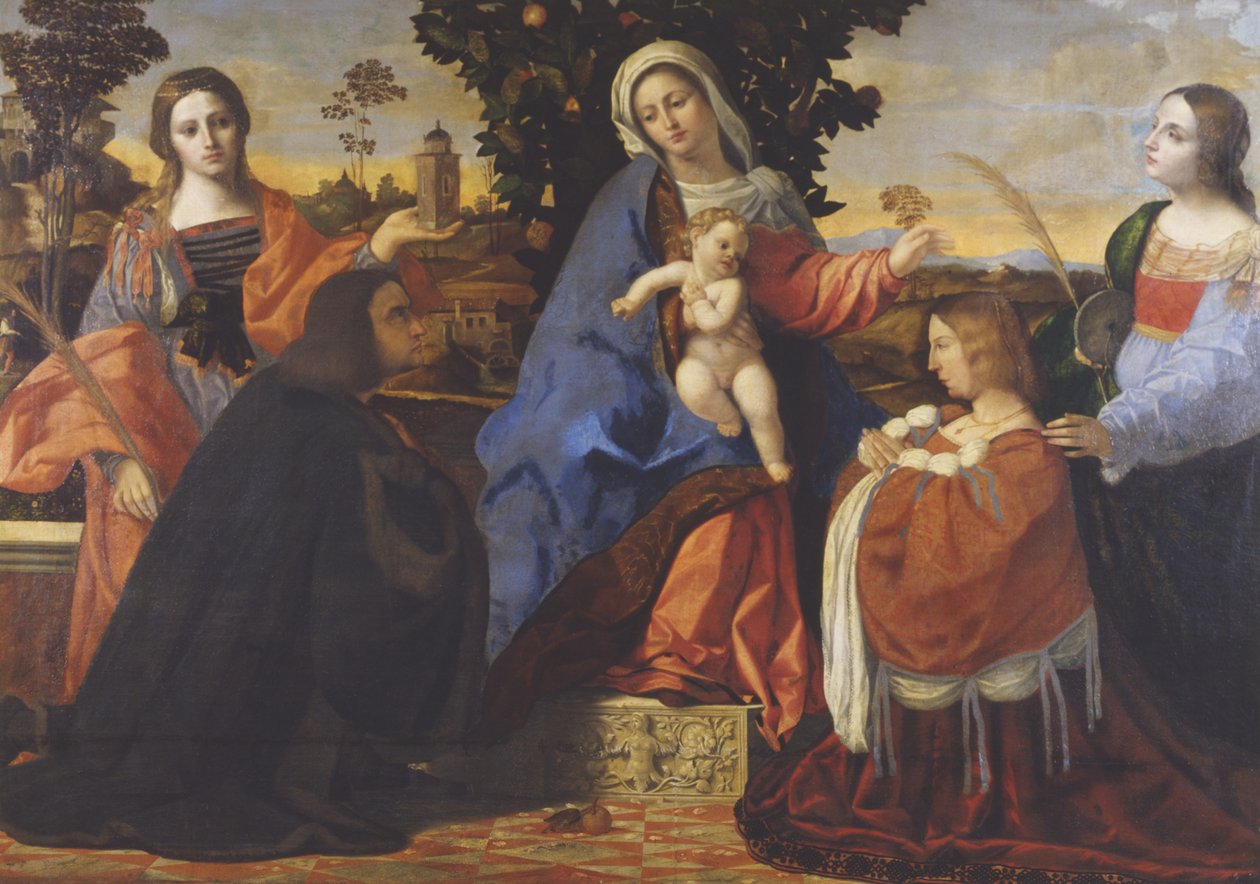 Hellig samtale av Jacopo Palma