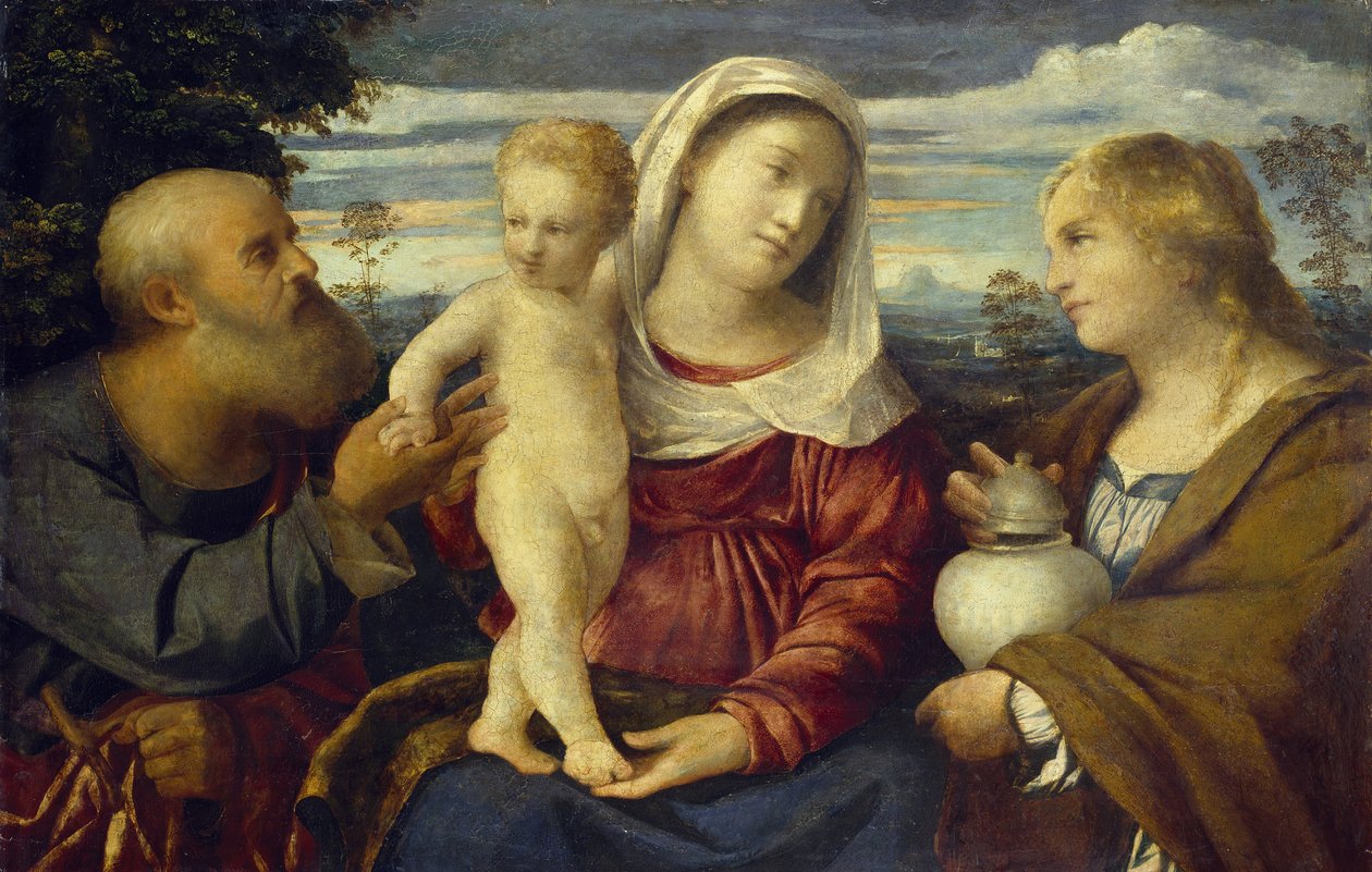 Hellig samtale, 1500-tallet av Jacopo Palma