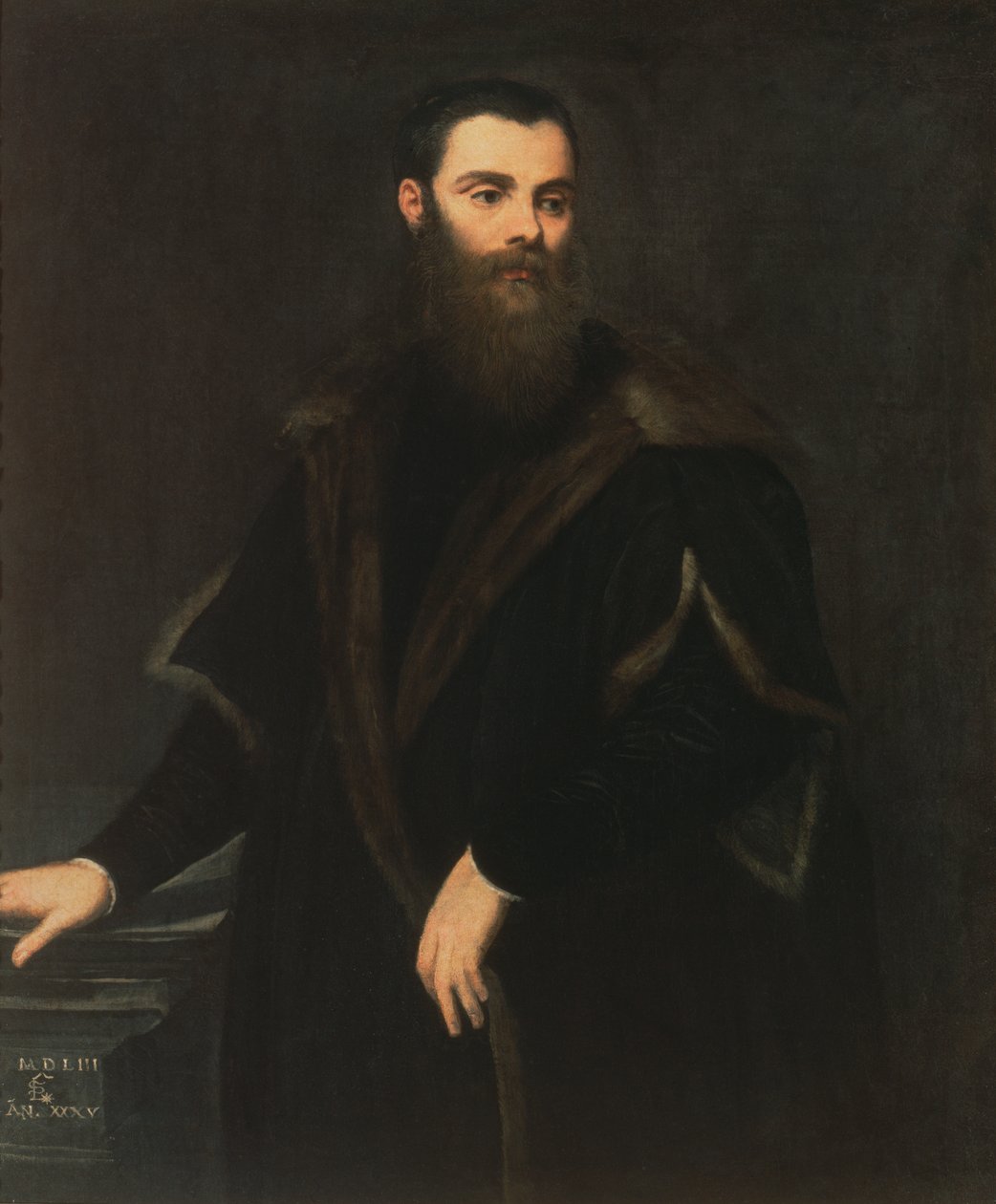 Lorenzo Soranzo (1519–75), 35 år gammel, 1553 av Jacopo Robusti Tintoretto